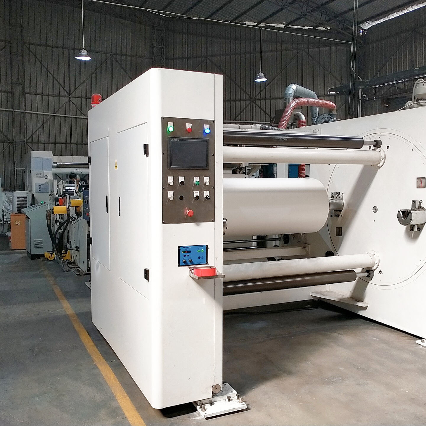 Film coating machine in Kjnmatech workshop